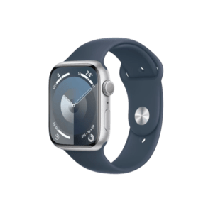 Apple watch series 9 in navy, 45 mm