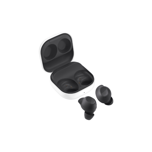 Samsung Galaxy Buds FE wireless earbuds with a sleek design, offering high-quality sound and comfortable fit.