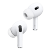 Wireless Apple Airpods Pro 2 with noise cancellation feature and sleek design.