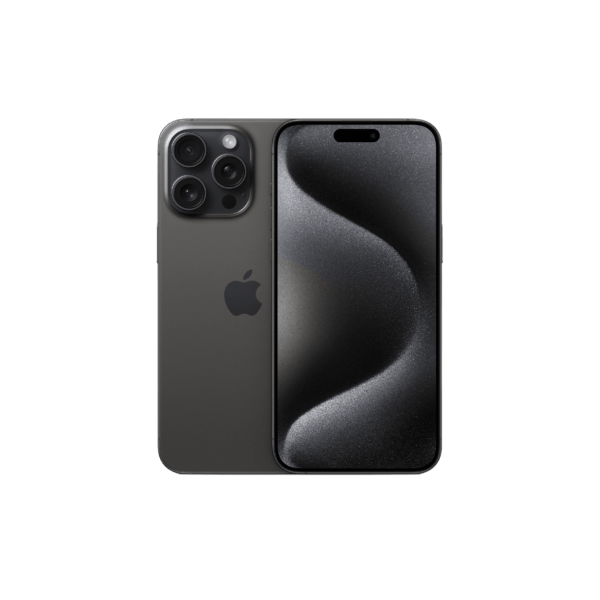 Stylish black iPhone 15 Pro with sleek design and advanced features