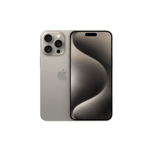 Stylish natural iPhone 15 Pro with sleek design and advanced features